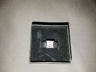 New mens sterling silver ring