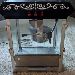 Midway style popcorn popper