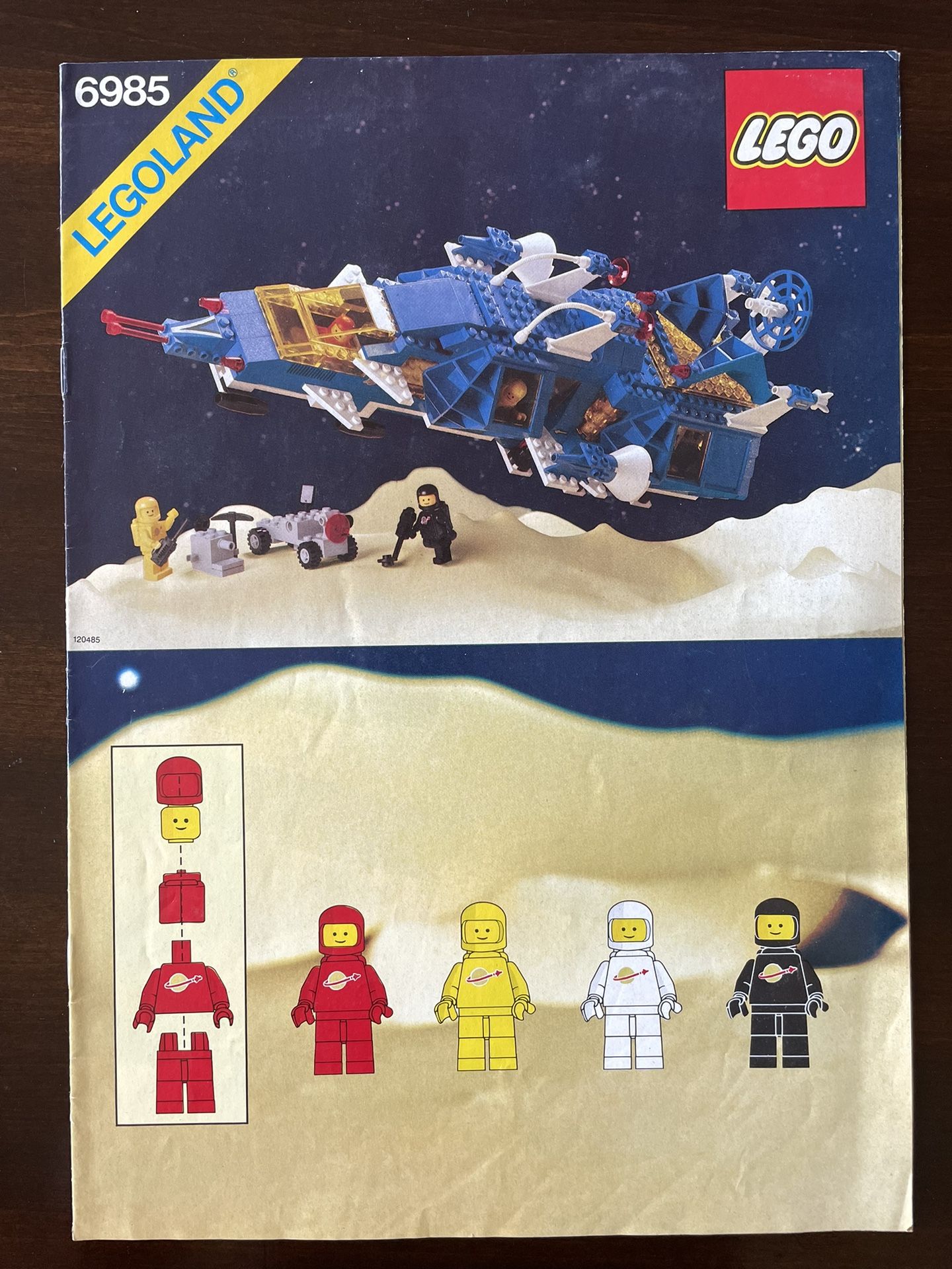 Vintage LEGO Building Instructions #6985 Cosmic Fleet Voyager