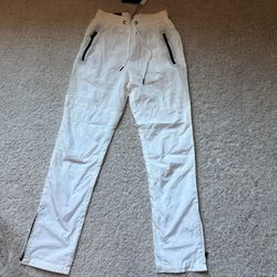 WHITE TRACKSUIT PANTS 