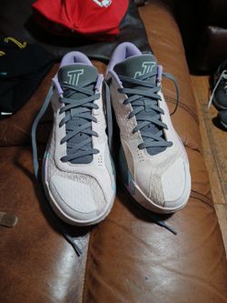 Used Air Jordan Tatum 2 PF "Sidewalk Chalk"  Sneaker Size 10