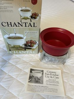 Chantal Fun-Fondue Ceramic Pot