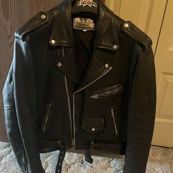 Mens Motorcycle Leather Jacket