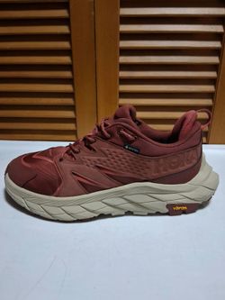 Hoka Anacapa Low GTX Cherry Mahogany/ Hot Sauce Women's Sneaker * Size: 9.5B