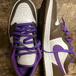 Purple & Brown Air Jordan’s