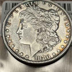 1880-S Morgan Silver Dollar Near Proof Like