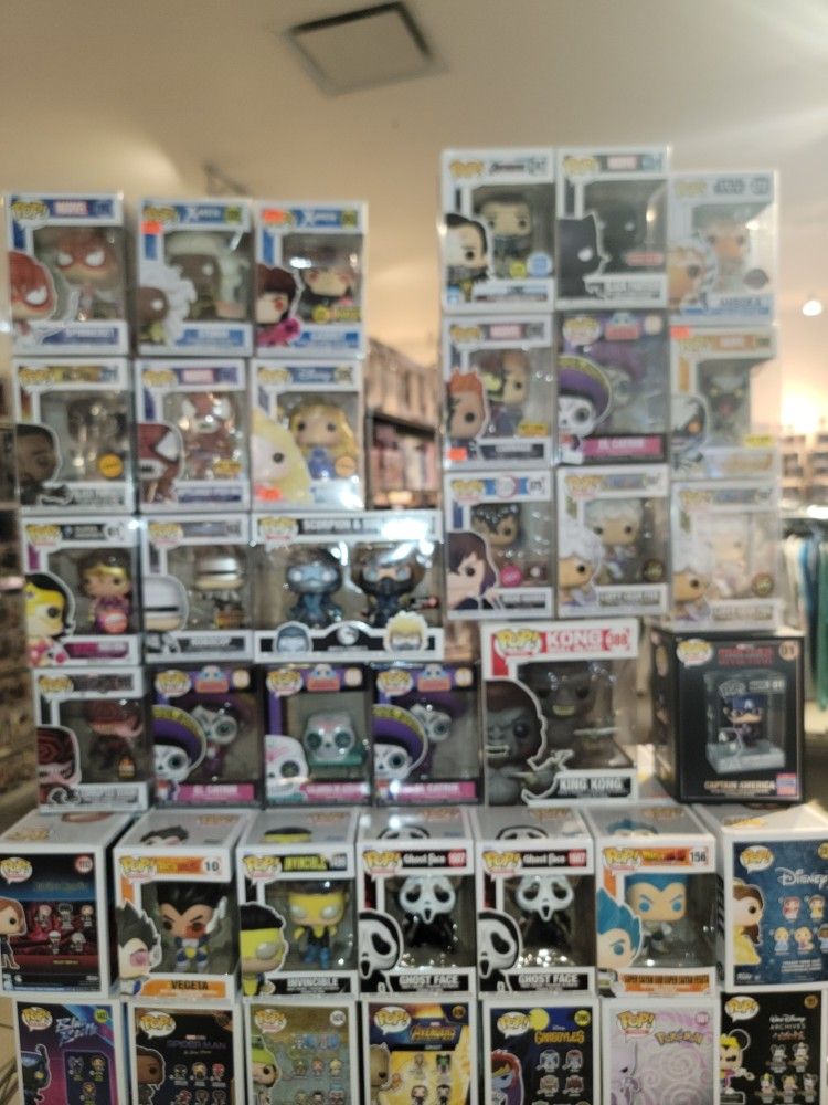 Lot Of New Funko Pop Just In Halloween Exclusive One Piece Luffy Gear 5 Marvel Venom Animation Disney Dc Chase