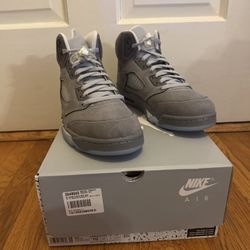 Jordan 5 Retro Wolf Grey Size 10 M 