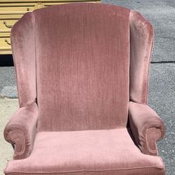 Wingback Chair - Lite Pink - Chair 