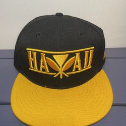 HI Hawaii’s Finest Clothing Snapback Yellow and Black Embroidered Hat - STILL AVAILABLE
