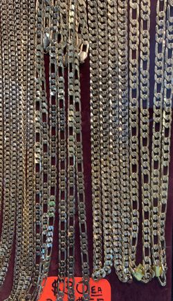 Gold plated Chains 24”-36”