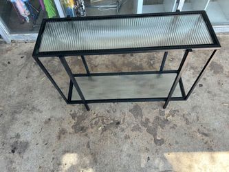 Glass Metal Stand