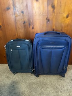 2 Rolling luggage bags