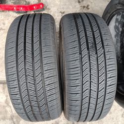 Pair of 2 used tires 215/55/r17 ‼️ free instalation‼️