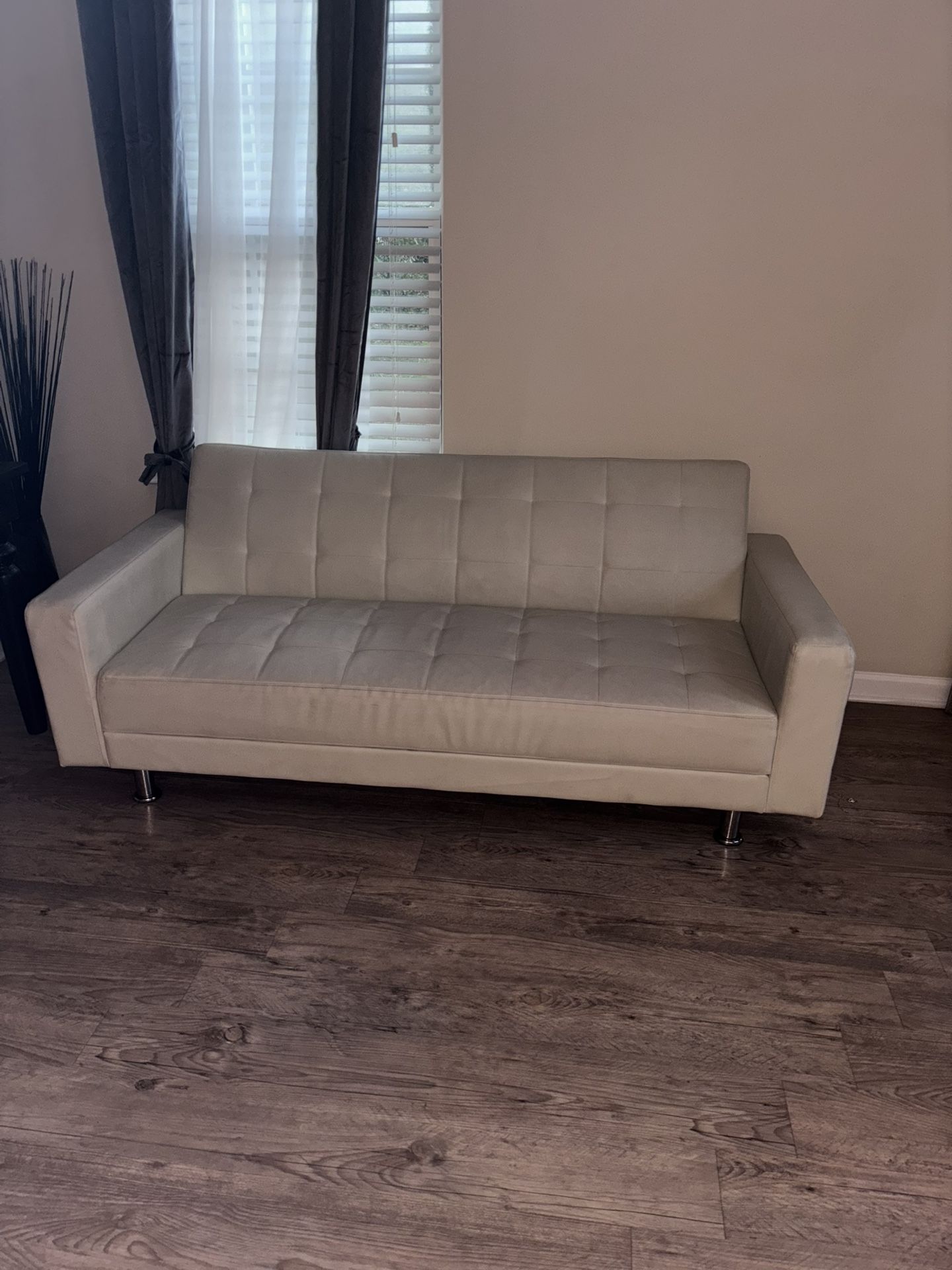 Leather futon