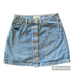 New Look Petite Womens Denim Skirt Size 8 USA size ( 12 UK, 40 EU)