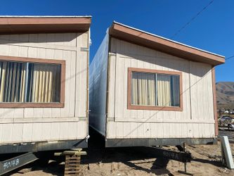 Mobile home towing office trailer towing