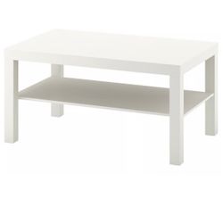 IKEA Coffee table, white, 35x22x18"