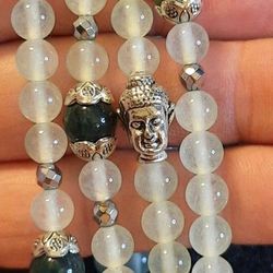 BUDDHA ZEN BRACELET NECKLACE 