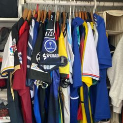Lot Soccer jerseys