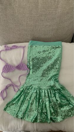 Mermaid handmade skirt and top / size 3 / costume