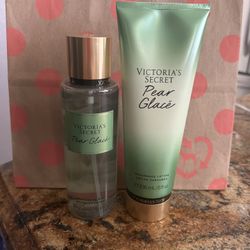 Victorias Secret Pear Glacé Fine Fragrance Mist Set 
