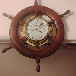 Vintage Howard Miller Captain Ship Wheel America
