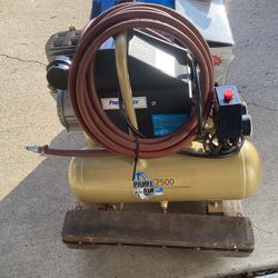 Twin tank professional air compressor very quiet