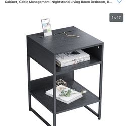 Table with Storage Compartment
