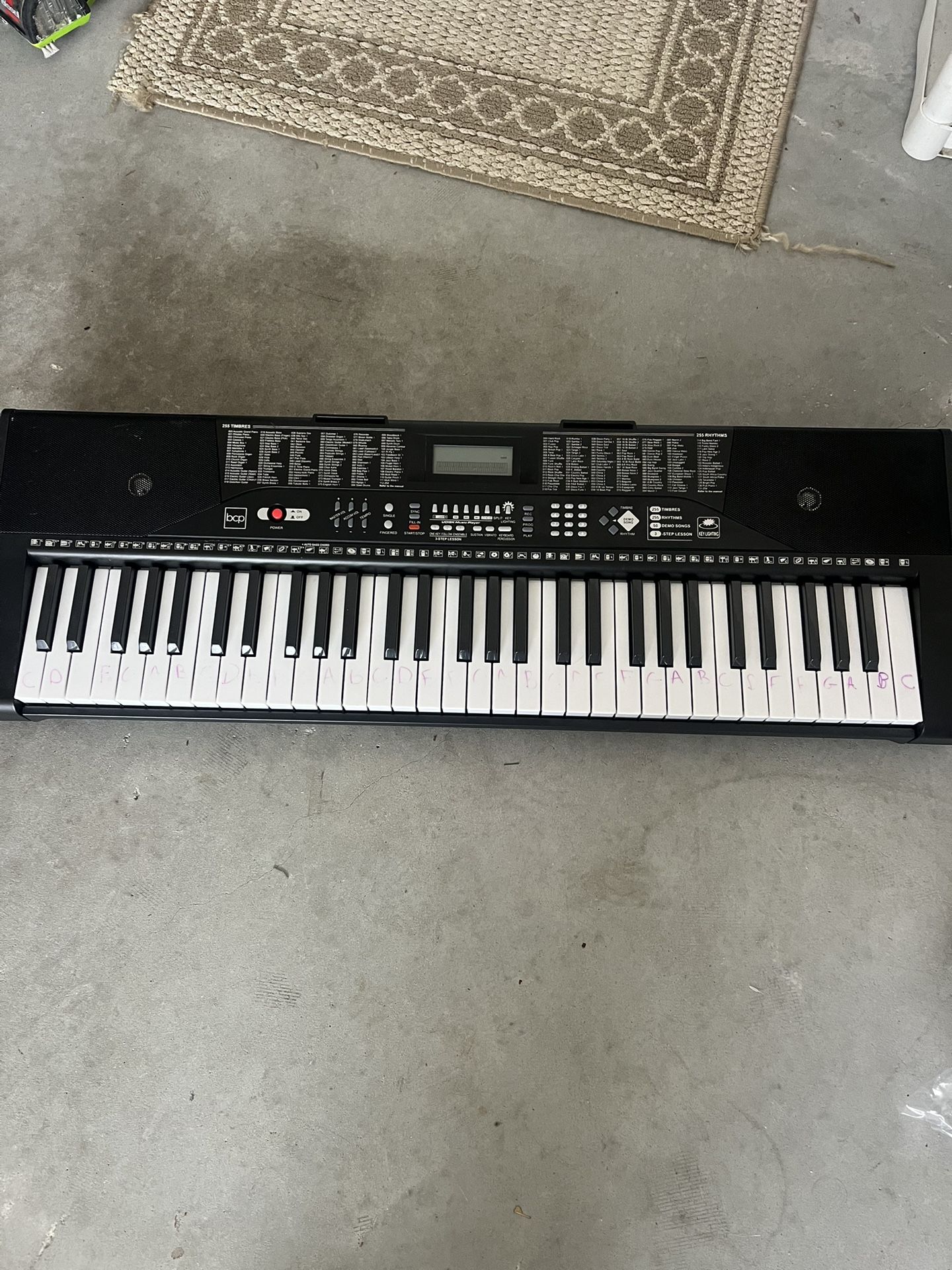 Keyboard With Stand And Bench