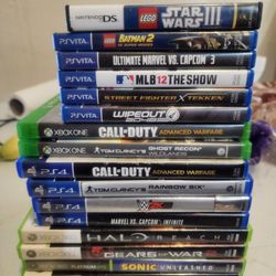 Empty Cases (Xbox 360, Xbox One, Ps4, Vita)