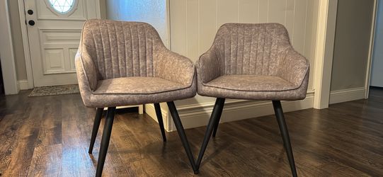 Set of modern chairs