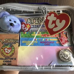 VINTAGE TY BEANIE BABIES PLATINUM /SEALED