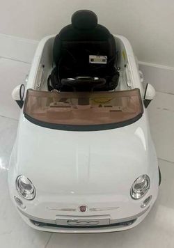 Electric Fiat Car & Vespa Motorcycle for Kids