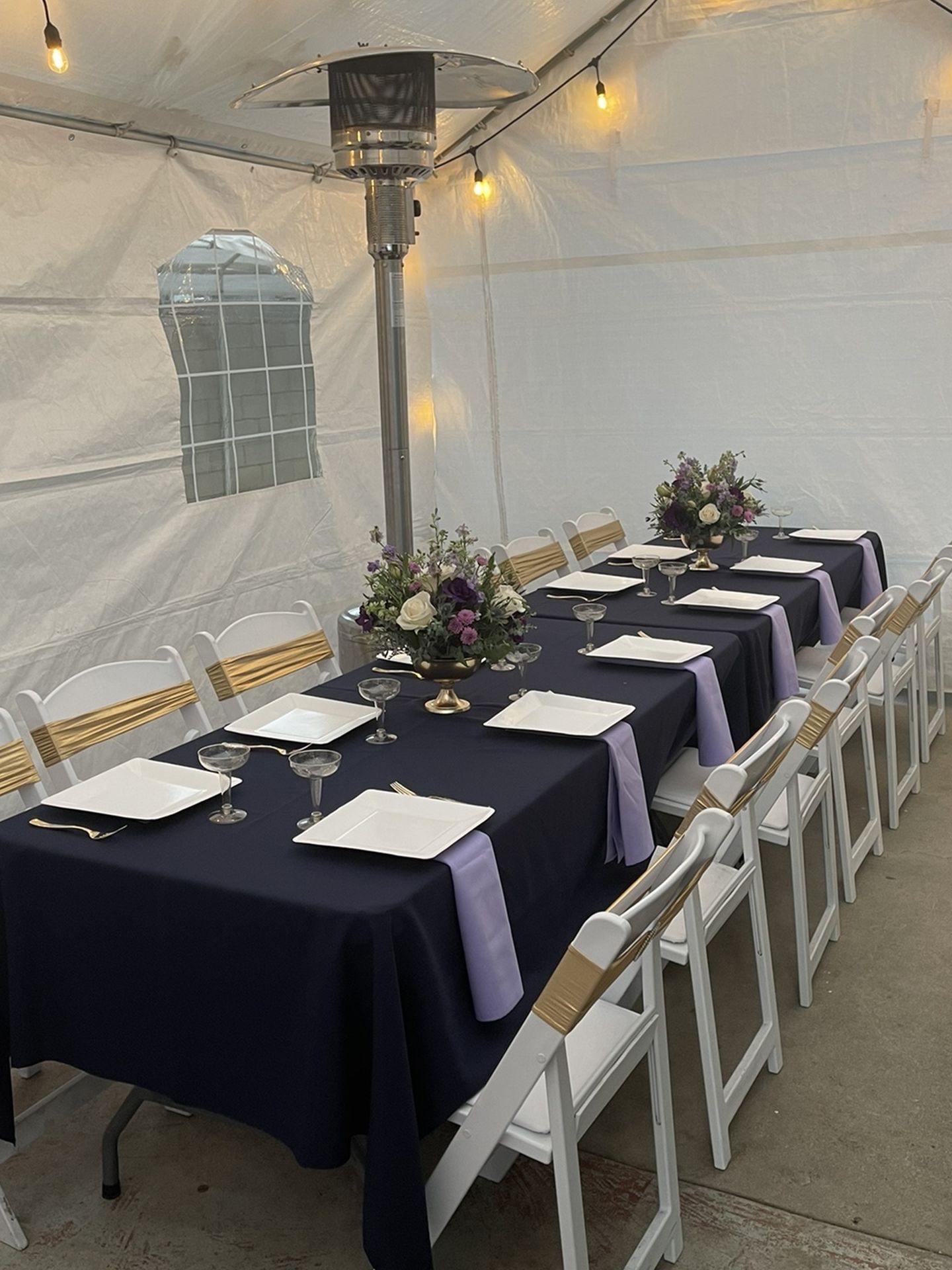 Birthday Dinner Set Up