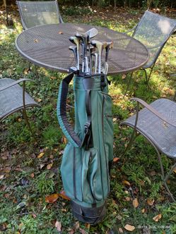 Golf Clubs and Bag