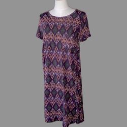 LULAROE Purple High Low Dress Size S