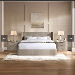 RH Queen Bed Frame Only 