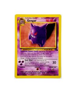 POKEMON GENGAR 20/62 RARE, POKEMON FOSSIL SET, 1999, CARD, TCG for Sale in Queens, NY - OfferUp POKEMON GENGAR 20/62 RARE, POKEMON FOSSIL SET, 1999, CARD, TCG for Sale in Queens, NY - OfferUp