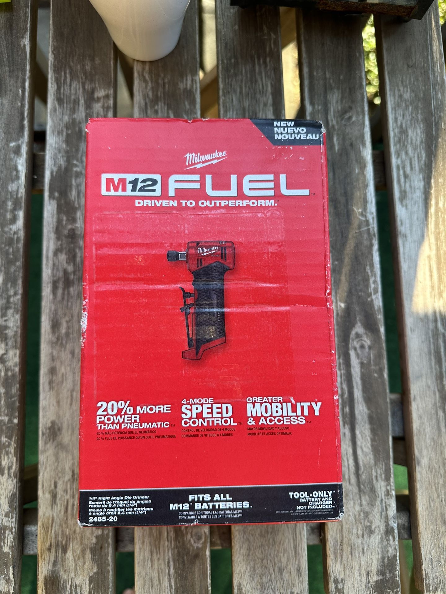 Milwaukee Fuell M12 Right Angle Die Grinder Brand new