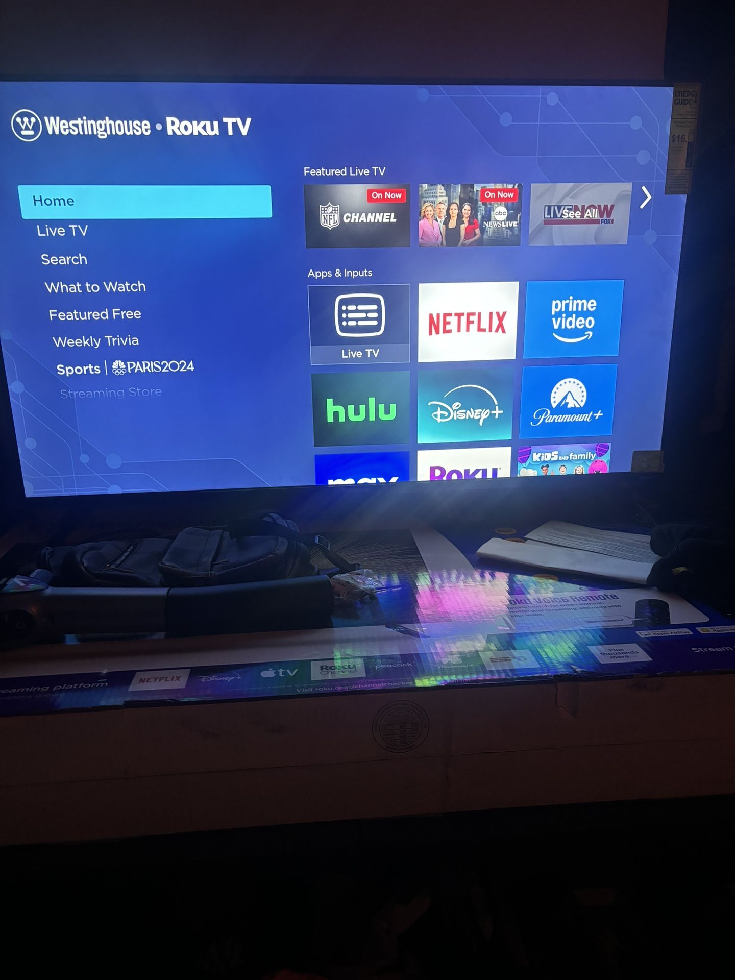 43” Tv Still New