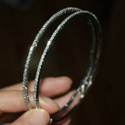 Silver Hoops