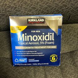 Minoxidil Topical Airsoft 5% Foam Hair Growth For Men Six Month Supply New