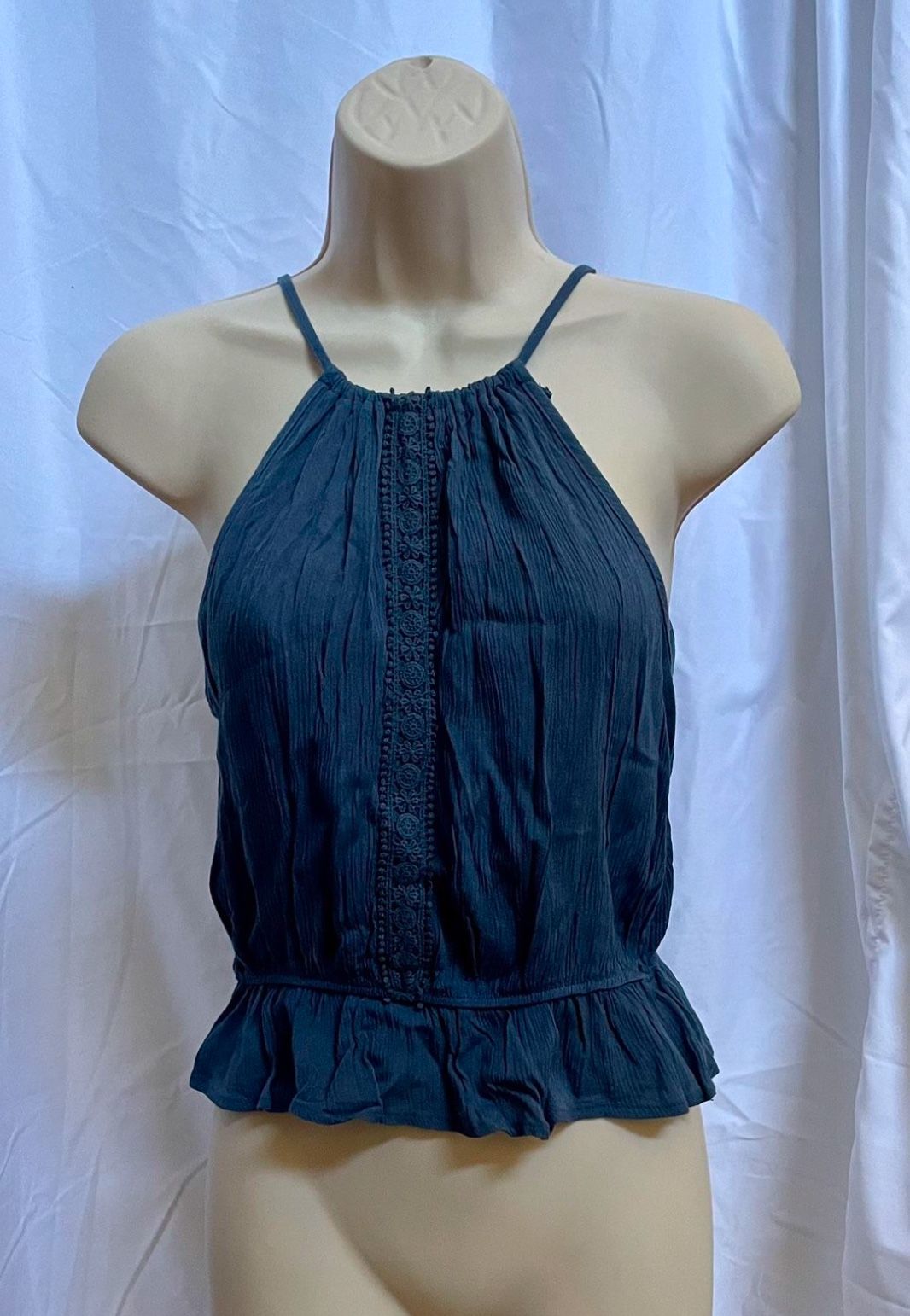 Hippie Rose String Halter Top-Women’s Medium Clothes-Brand New