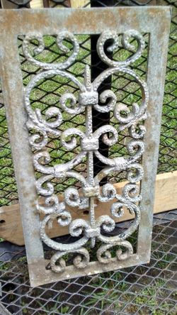 Ornate Antique Furnace Grate.