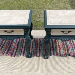 Refinished Side Tables/ End Tables/ Nightstands 