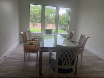 Dining set table and chairs