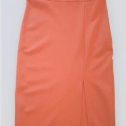 Valentines Coral Strapless Dress 