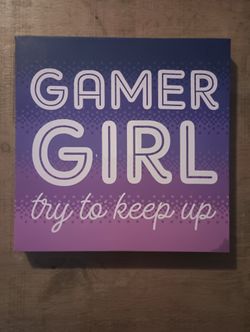 Gamer Girl Sign