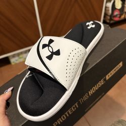Under Armour - Ignite 6 Slide 'White Black'